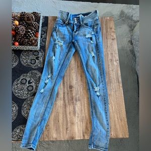 indigo rein skinny jeggings